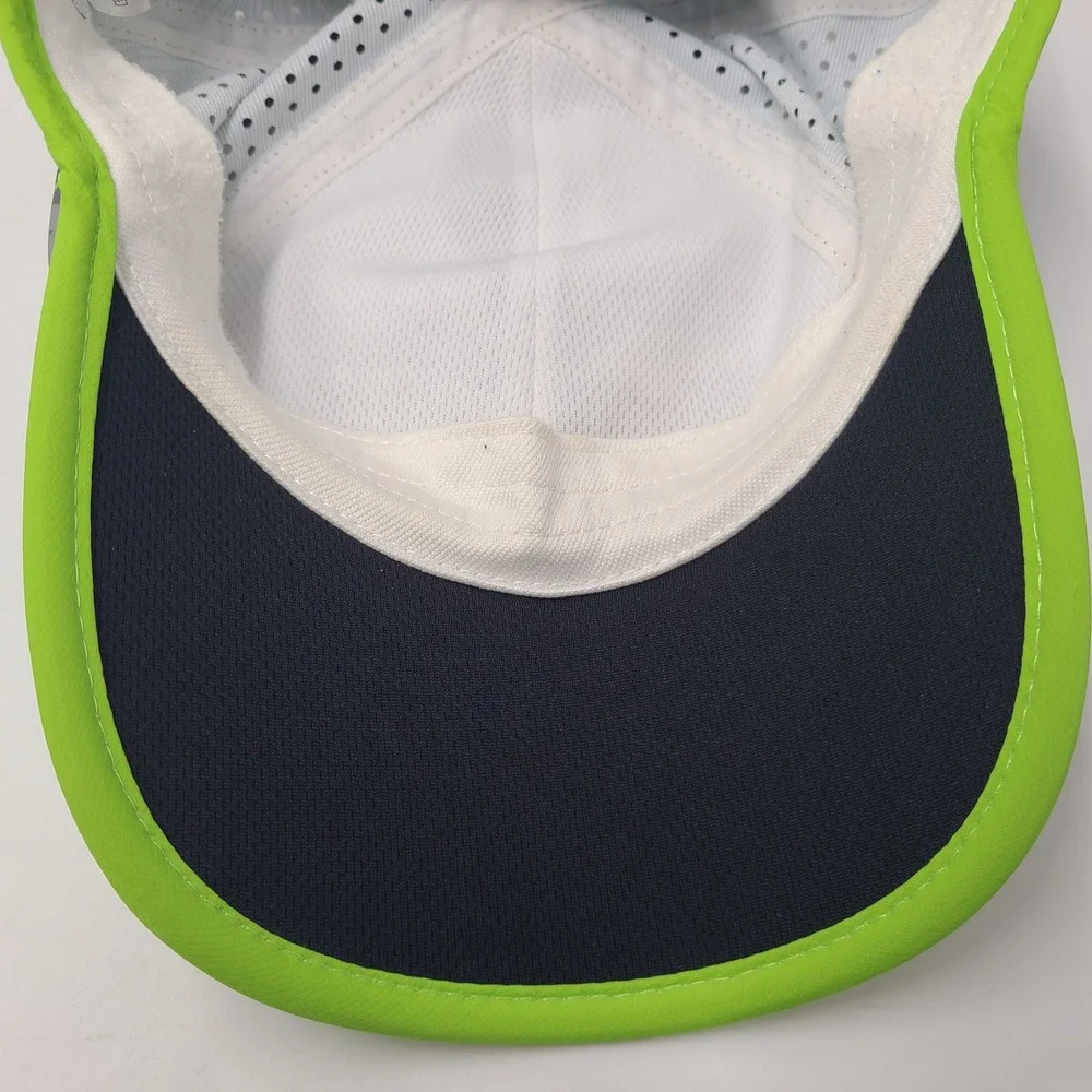 Boco Gear Hat Adjustable Gray Green Ironman World Championship Kona 2017 Running